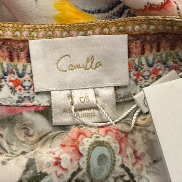 CAMILLA: NEW w/TAGS!!  memories of a garden silk tunic dress NWT - Picture 4 of 8